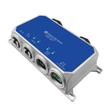 Angled view of the outdoor AC/DC PoE injector