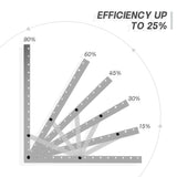 Adjustable tilt solar panel bracket showing multiple angle settings for up to 25% higher output