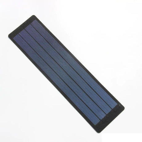Long narrow amorphous module lying flat