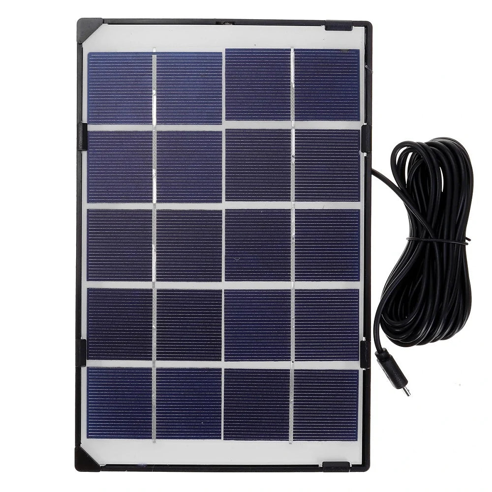 5W5V security camera solar panel and long cable