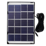 5W5V security camera solar panel and long cable