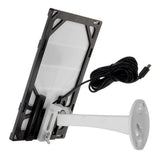 Rear panel, cable and adjustable wall bracket