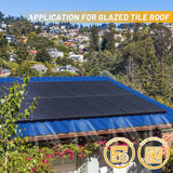4-panel black solar mounting kit package contents