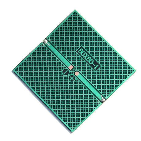 0.8W 5V Epoxy Mini Solar Panel, 80 × 80mm DIY Board — green rear solder pads