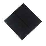 1.3W 5.5V Mini Solar Panel, 98 × 98mm PET Module — square panel front