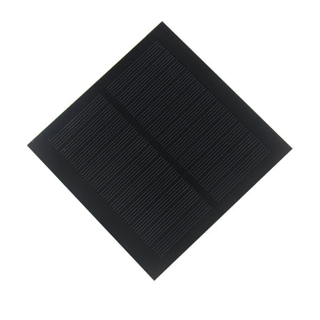 1.3W 5.5V Mini Solar Panel, 98 × 98mm PET Module — square panel front