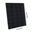 1.5W 6V PET Mini Solar Panel, 110 × 92 × 2mm DIY Module — panel front with dimensions