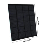 1.5W 6V PET Mini Solar Panel, 110 × 92 × 2mm DIY Module — panel front with dimensions