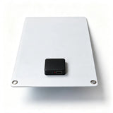 11W 5V Solar Charger Panel with USB-A and USB-C Outputs — rear USB output module