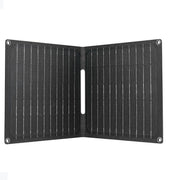 15W ETFE Two-Fold Solar Charger with USB-A and USB-C — two-fold solar charger open