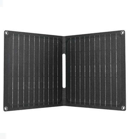 15W ETFE Two-Fold Solar Charger with USB-A and USB-C — two-fold solar charger open