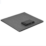 15W ETFE Two-Fold Solar Charger with USB-A and USB-C — rear connector housing