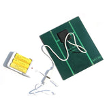2.5W 5V Solar AA/AAA Rechargeable Battery Charger Kit — two-cell charger setup