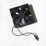 2W 6V Solar Ventilation Fan Kit with DC5521 Cable — fan front