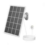 3.3W 5V Solar Panel with 3-Pin Camera Connector, Black or White — white panel and connector