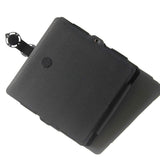 30W ETFE Six-Fold Solar Charger in Black or Blue — folded charger back