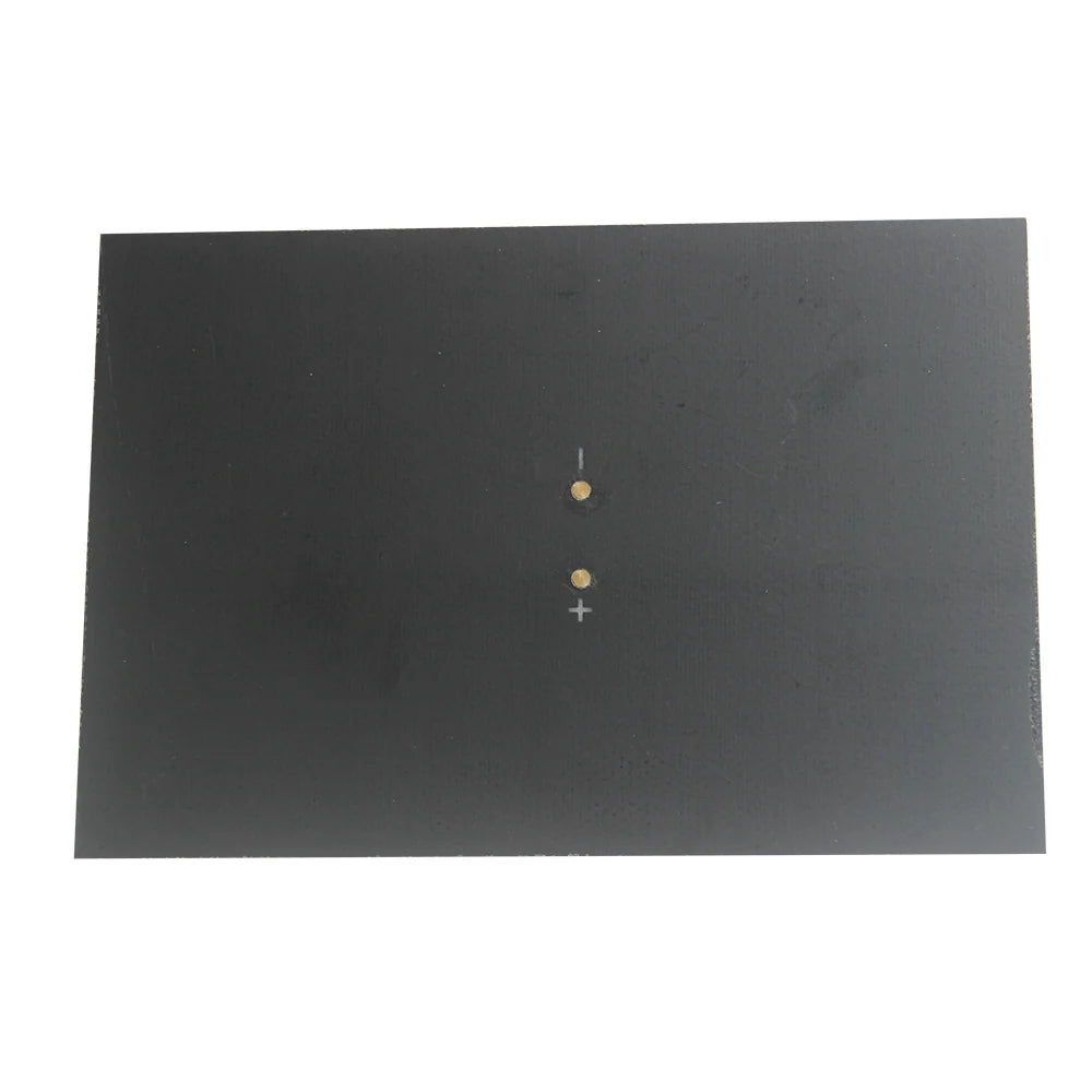 3W 5V ETFE Mini Solar Panel, 116 × 170 × 2mm DIY Module — rear solder contacts