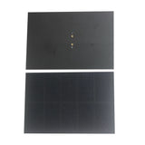 3W 5V ETFE Mini Solar Panel, 116 × 170 × 2mm DIY Module — front and rear views