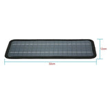 4.5W 18V Solar Battery Maintainer with Car Plug and Clips — size diagram