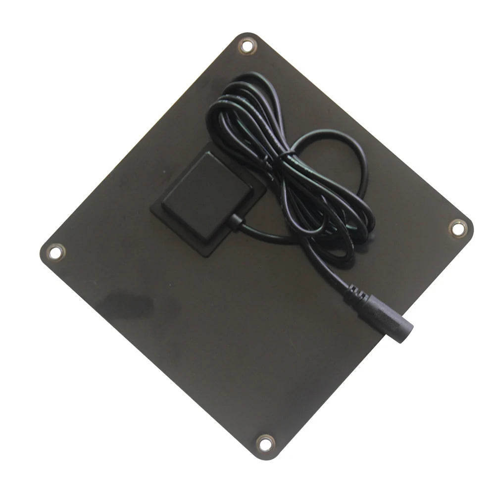 4W 12V Solar Ventilation Fan Kit with 1.5m DC Lead — rear cable junction