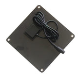 4W 12V Solar Ventilation Fan Kit with 1.5m DC Lead — rear cable junction