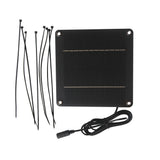 4W 12V Solar Ventilation Fan Kit with 1.5m DC Lead — ties and panel