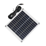 5W 12V Solar Ventilation Fan Kit with 3m DC Lead — panel and attached cable