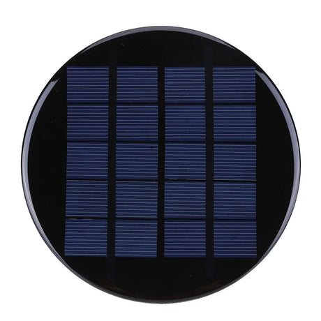 1.1W round epoxy solar panel front