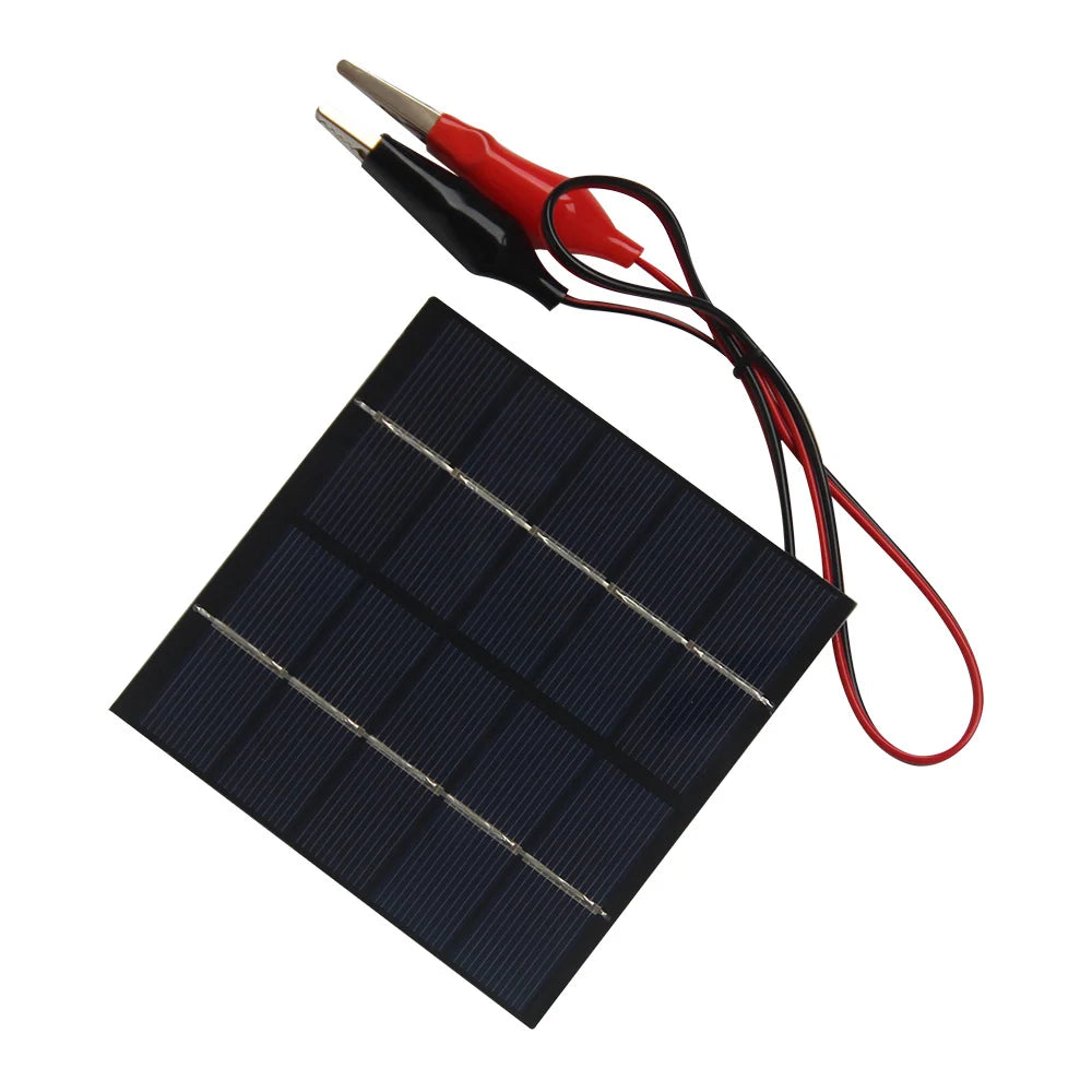 1.5W mini panel front with alligator clips