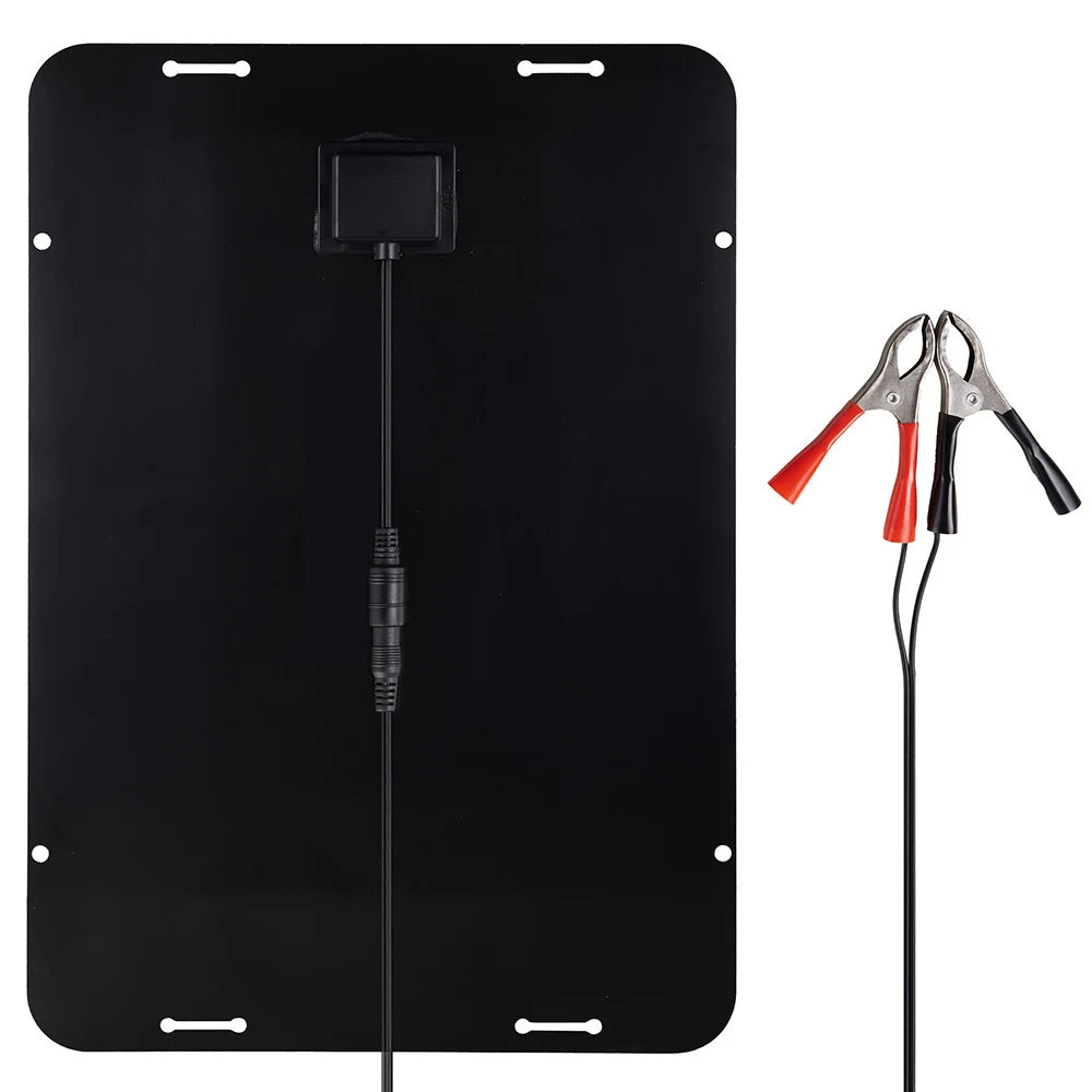Rear panel connected to battery-clip lead