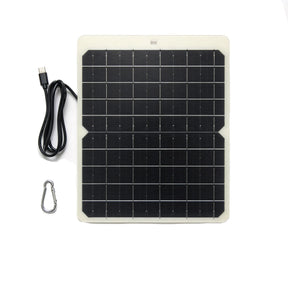 10W USB-C solar panel front