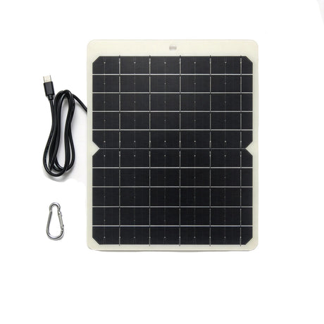 10W USB-C solar panel front