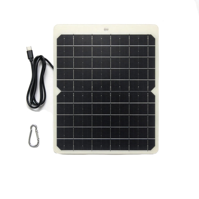 10W USB-C solar panel front