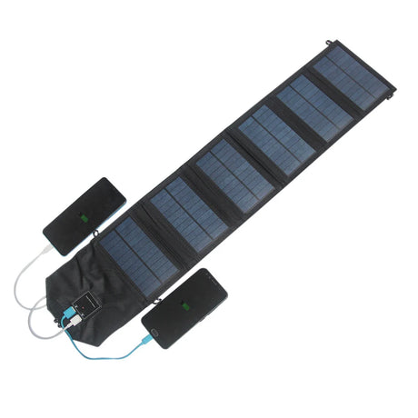 12W six-fold panel unfolded with devices