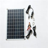 16W panel with included charging leads