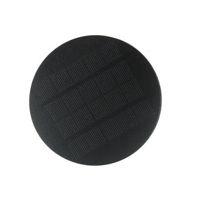 1W round mini solar panel front