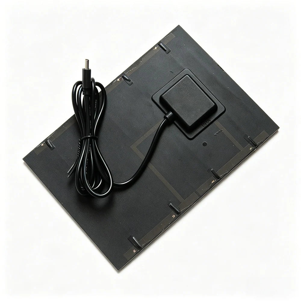 Rear of the panel and its cable