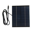 2W mini solar panel front and USB-C lead
