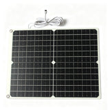 Front of the 30W panel with output lead