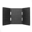 Three-section 30W ETFE foldable solar charger unfolded