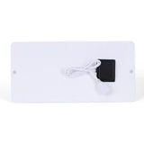 White rear surface and output lead