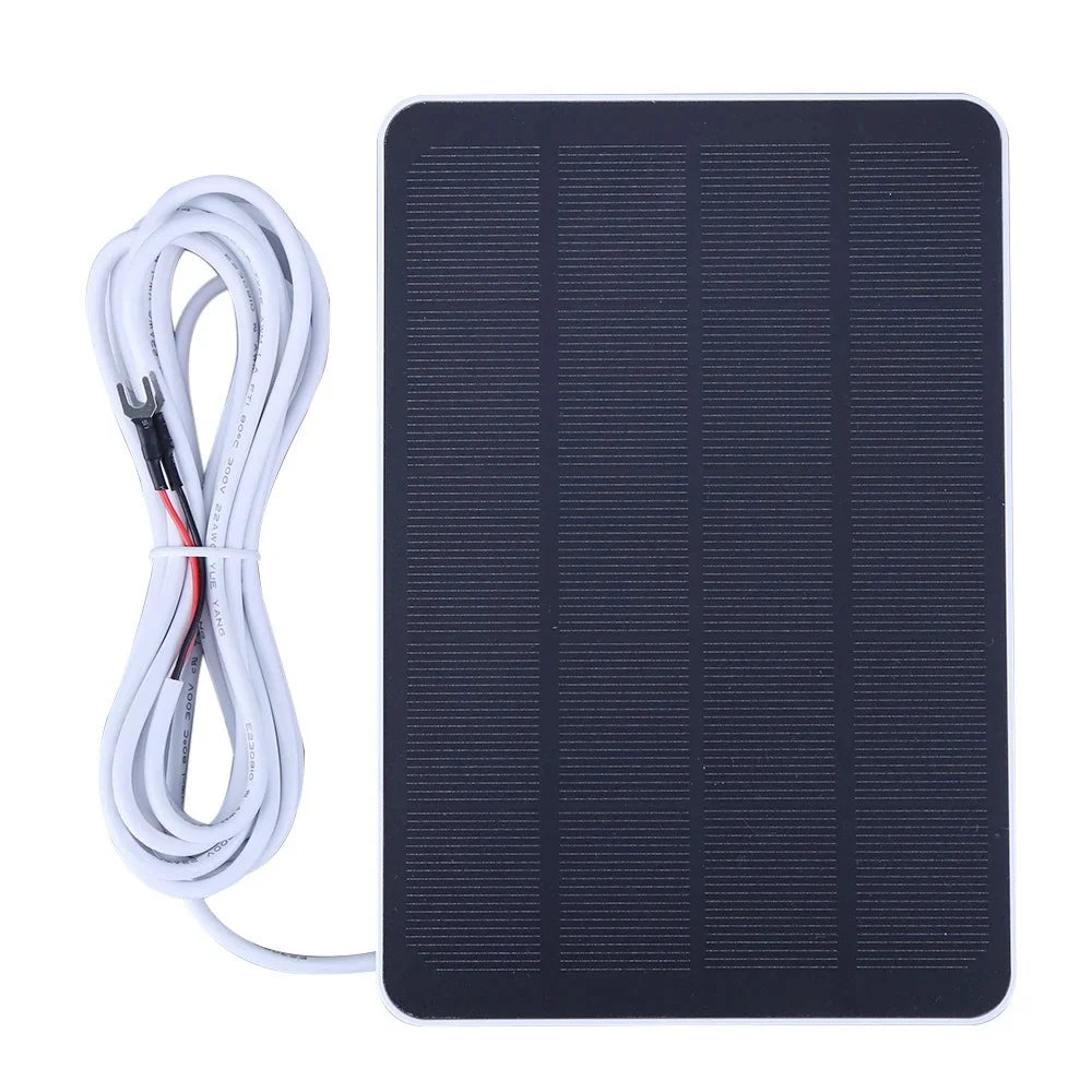 Panel front and white fork-terminal cable