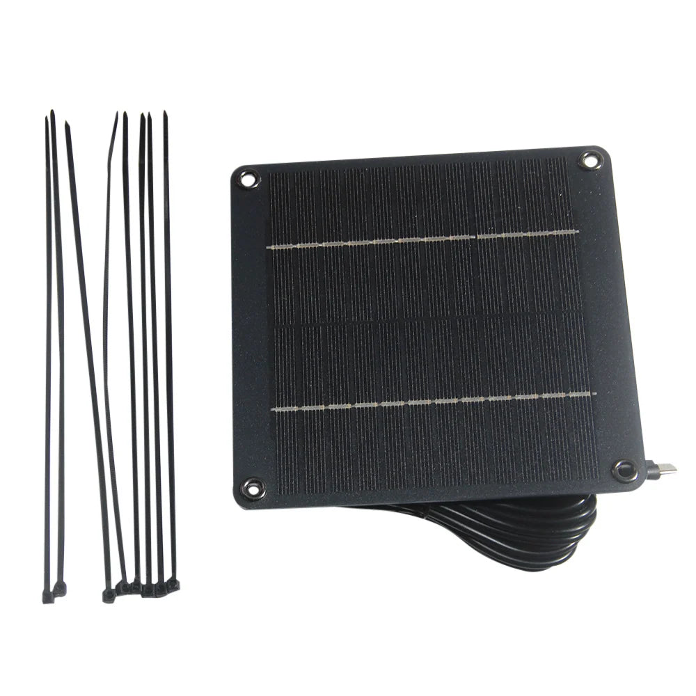 4W panel with cable ties