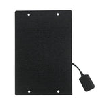 Black 198 × 133mm ETFE panel and attached USB lead
