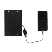 ETFE solar panel connected to a phone by USB cable