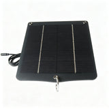 Front of the black solar panel