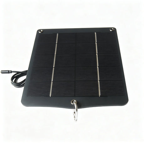 Front of the black solar panel