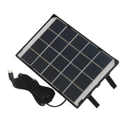6W camera panel front with USB-C cable