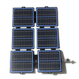 Black 30W six-fold panel opened