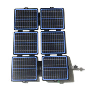 Black 30W six-fold panel opened
